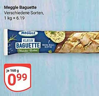 Meggle Baguette - Verschiedene Sorten