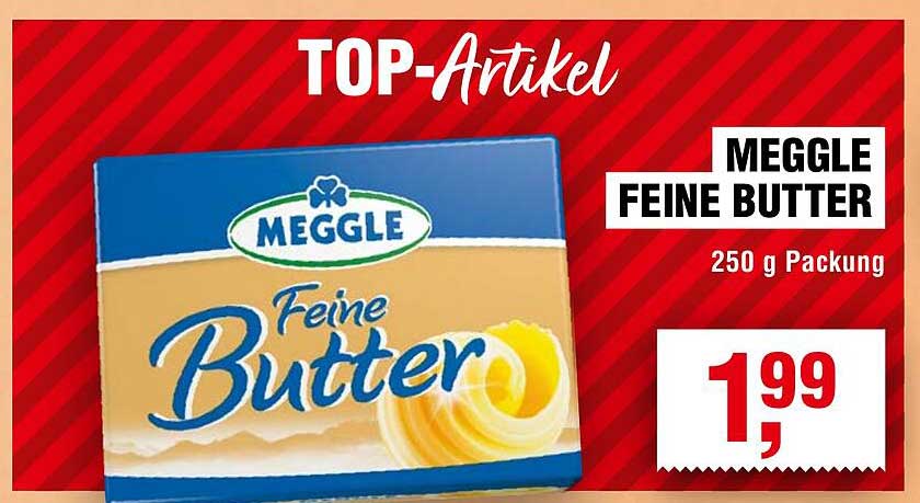 MEGGLE Feine Butter 250 g Packung