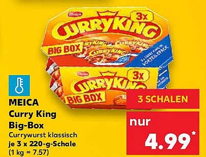 MEICA Curry King Big-Box (3 x 220-g-Schalen)