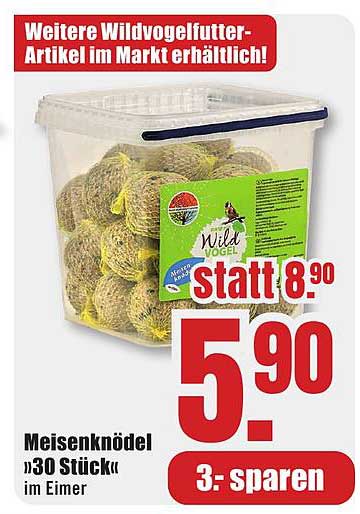 Meisenknödel »30 Stück« im Eimer