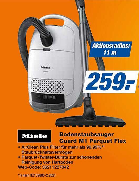 Miele Bodenstaubsauger Guard M1 Parquet Flex