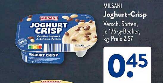 Milsani Joghurt-Crisp 175 g