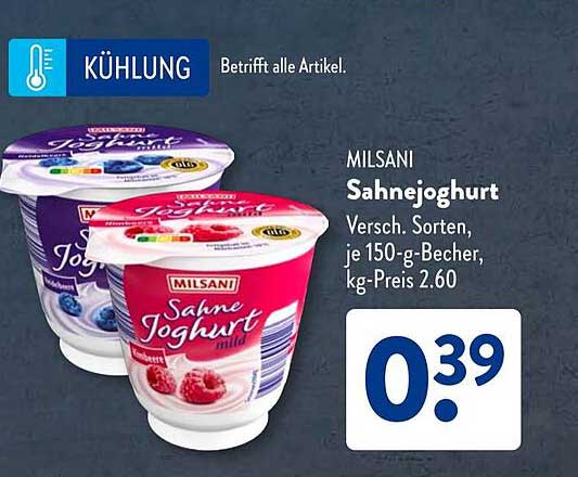 MILSANI Sahnejoghurt 150-g-Becher – Vielfalt für Gaumenfreuden