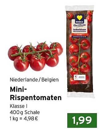 Mini-Rispentomaten - Klasse I 400g