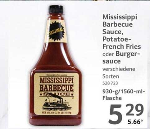 Mississippi Barbecue Sauce 930-g-Flasche