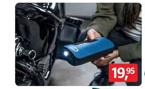 Mobiler Akku-Starter mit integrierter LED-Lampe