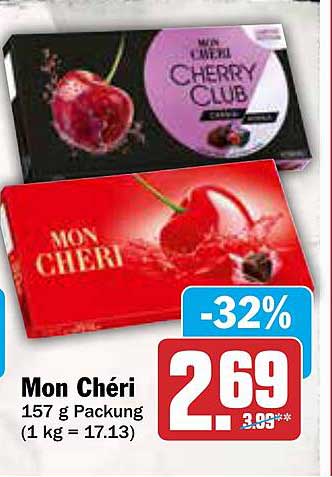 Mon Chéri 157 g Packung