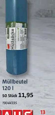 Müllbeutel 120 l | 50 Stück