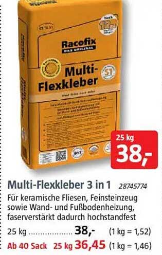 Multi-Flexkleber 3 in 1