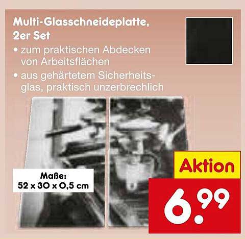 Multi-Glasschneideplatte, 2er Set