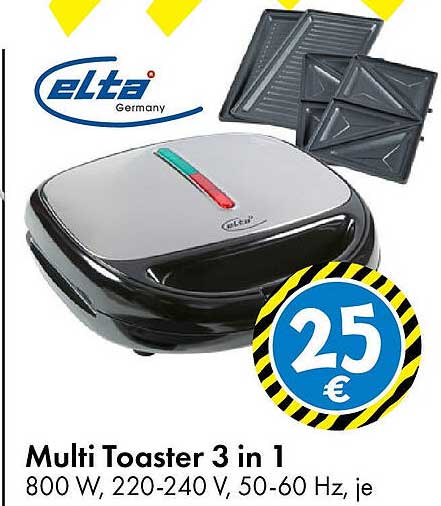 Multi Toaster 3 in 1