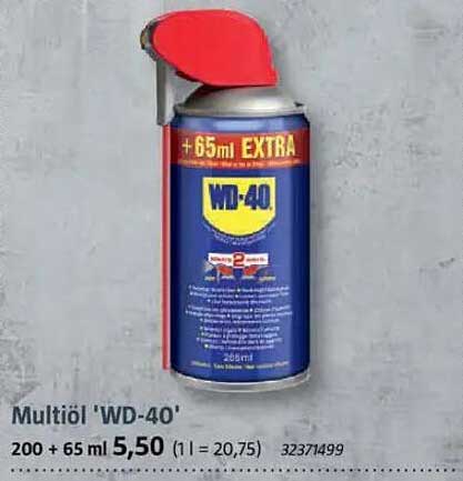 Multiól 'WD-40' 200 ml + 65 ml