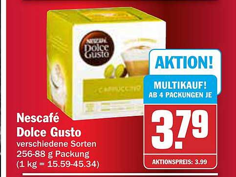 Nescafé Dolce Gusto – Verschiedene Sorten 256-88 g Packung