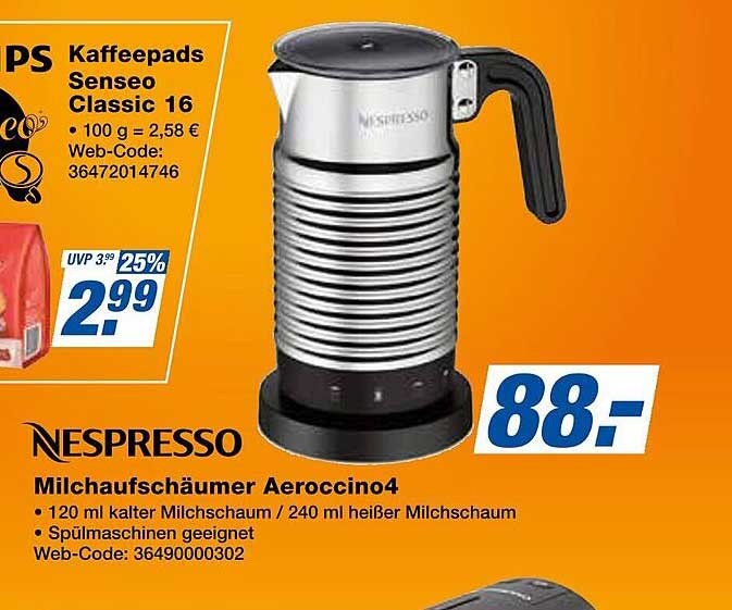 Nespresso Milchaufschäumer Aeroccino4