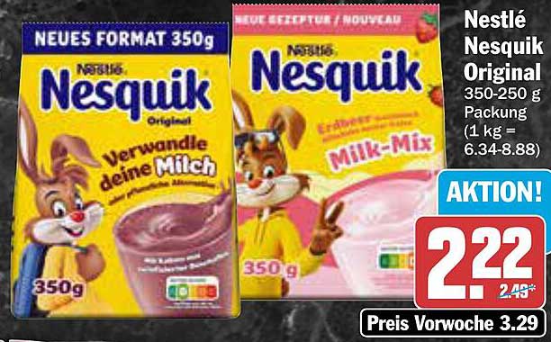 Nestlé Nesquik Original 350 g - Verwandle deine Milch!