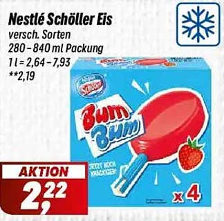 Nestlé Schöller Eis - Bum Bum 4er Pack
