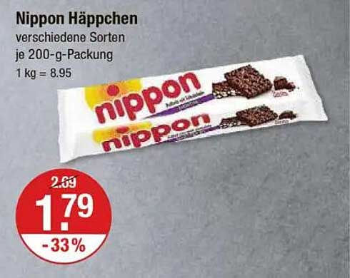 Nippon Häppchen verschiedene Sorten je 200-g-Packung