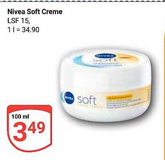 Nivea Soft Creme LSF 15 100 ml