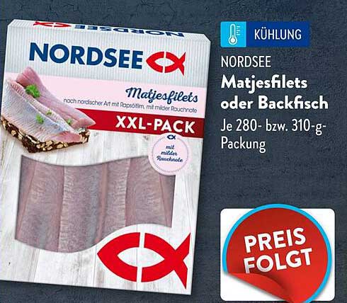NORDSEE Matjesfilets oder Backfisch XXL-PACK