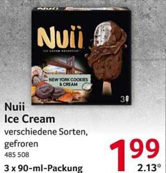 Nuii Ice Cream – verschiedene Sorten, gefroren