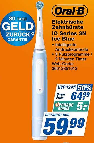 Oral-B Elektrische Zahnbürste iO Series 3N Ice Blue