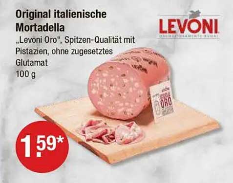 Original italienische Mortadella von Levoni