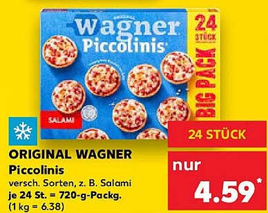 ORIGINAL WAGNER Piccolinis - 24 Stück