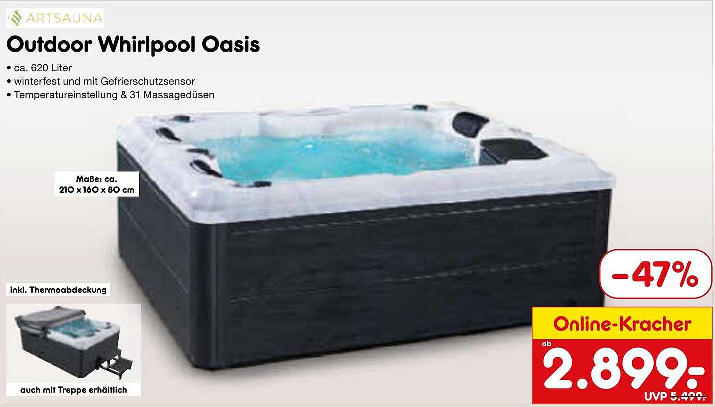 Outdoor Whirlpool Oasis