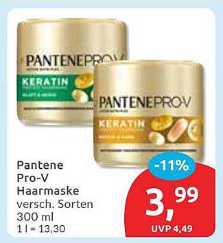 Pantene Pro-V Haarmaske, verschiedene Sorten 300 ml