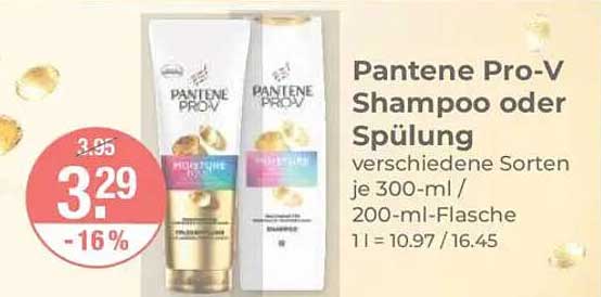 Pantene Pro-V Shampoo oder Spülung 300-ml / 200-ml-Flasche