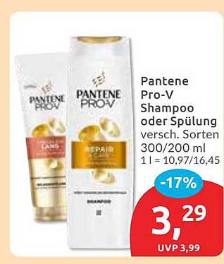 Pantene Pro-V Shampoo oder Spülung 300/200 ml