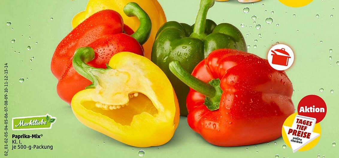 Paprika-Mix® KL I, je 500-g-Packung