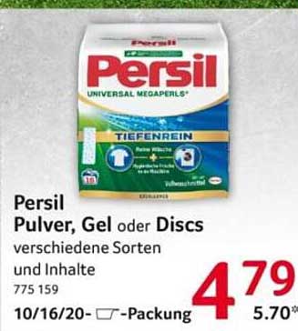 Persil Pulver, Gel oder Discs – verschiedene Sorten und Inhalte