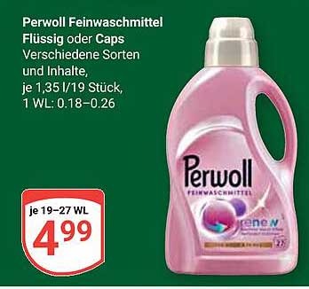 Perwoll Feinwaschmittel Flüssig oder Caps