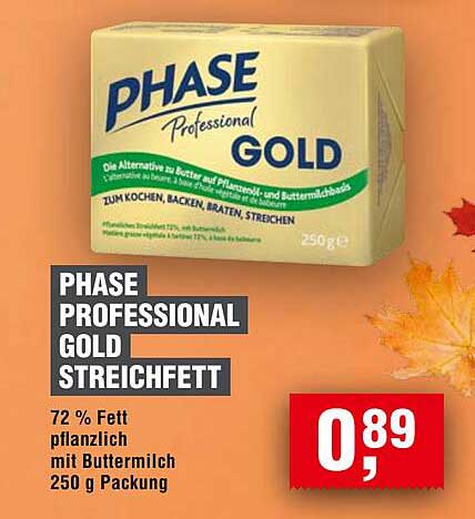 PHASE Professional Gold Streichfett 250 g