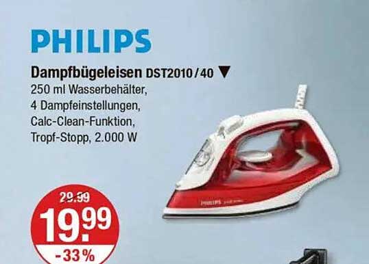Philips Dampfbugeleisen DST2010/40