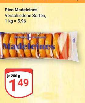 Pico Madeleines - Verschiedene Sorten, 250 g für nur 1,49 €