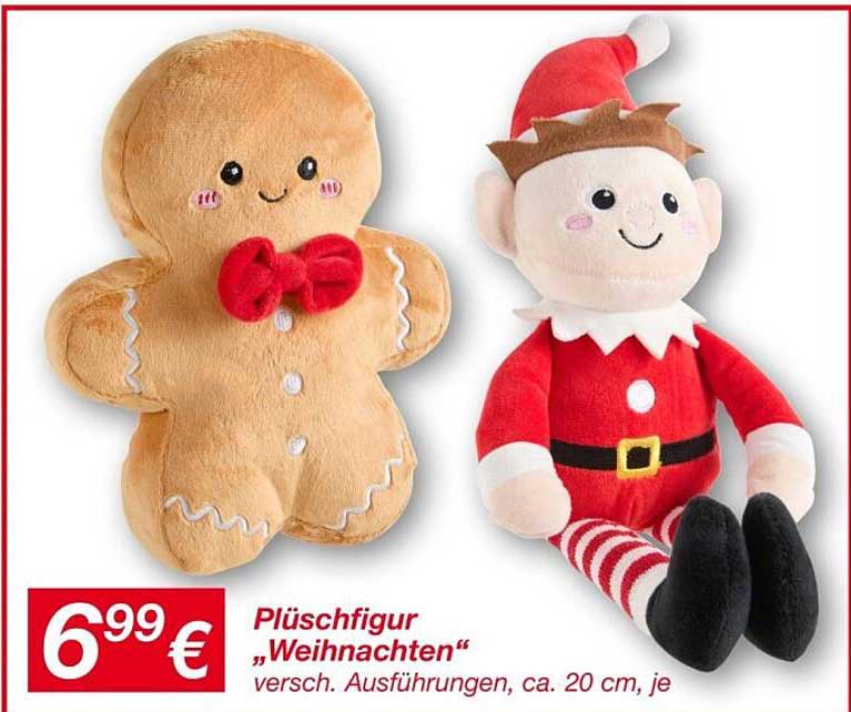 Plüschfigur "Weihnachten"