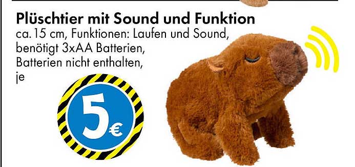 Plüschtier mit Sound und Funktion