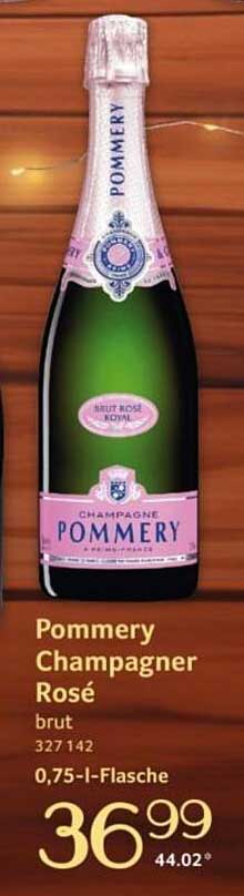 Pommery Champagner Rosé brut 0,75 l-Flasche