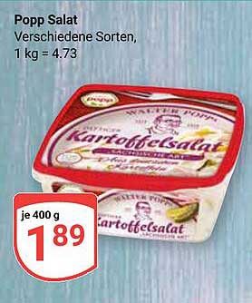 Popp Salat - Verschiedene Sorten, 400 g