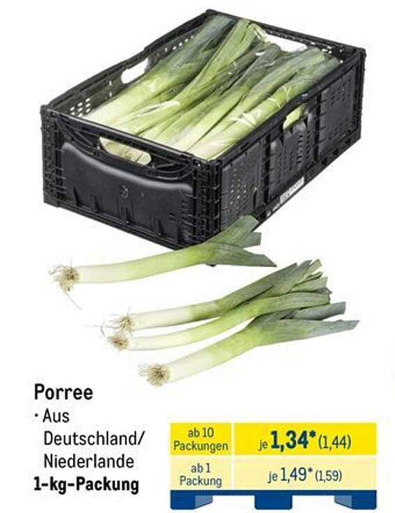 Porree - Aus Deutschland/Niederlande, 1-kg-Packung