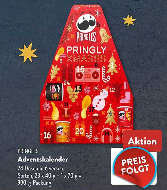 Pringles Adventskalender