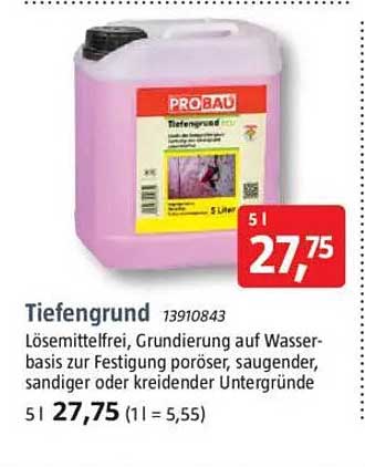 PROBAU Tiefengrund - Grundierung auf Wasserbasis