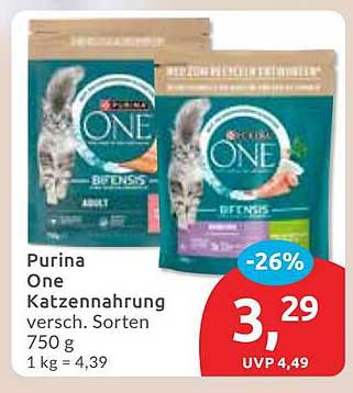 Purina One Katzennahrung verschiedene Sorten 750 g