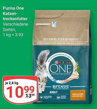 Purina One Katzentrockenfutter verschiedene Sorten