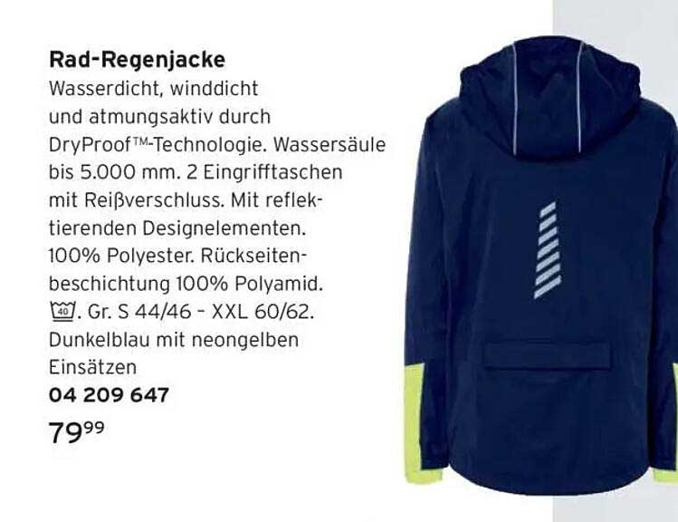 Rad-Regenjacke