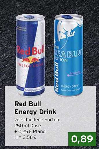 Red Bull Energy Drink verschiedene Sorten 250 ml Dose