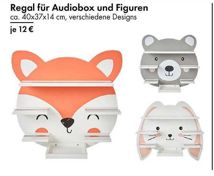 Regal für Audiobox und Figuren