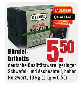 REKORD Kaminbriketts - Qualitätsbündel für warme Nächte